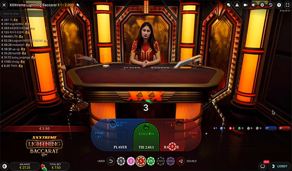 XXXTreme Lightning Baccarat